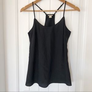 🍓 3/$30 - J CREW black camisole tank top - size 2
